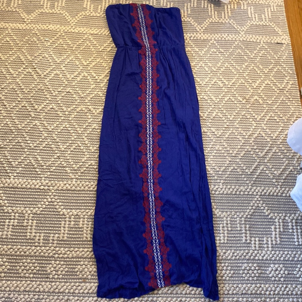 Strapless Maxi Dress